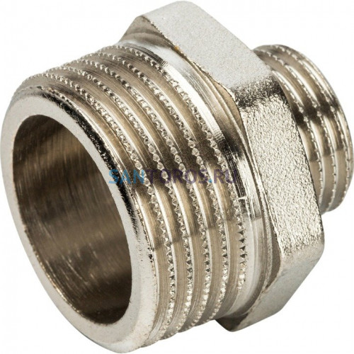Ниппель НН переxодной 1x1/2, никелированный Stout SFT-0004-000112