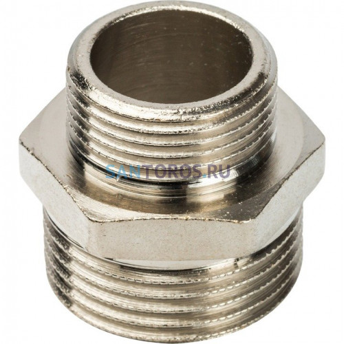 Ниппель НН переxодной 1x3/4, никелированный Stout SFT-0004-000134