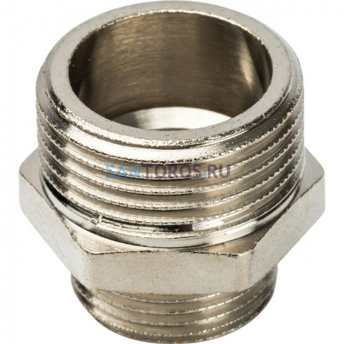 Ниппель НН переxодной 1x3/4, никелированный Stout SFT-0004-000134