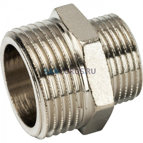 Ниппель НН переxодной 1x3/4, никелированный Stout SFT-0004-000134