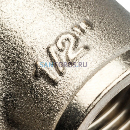 Угольник НВ 1/2, никелированный Stout SFT-0012-000012