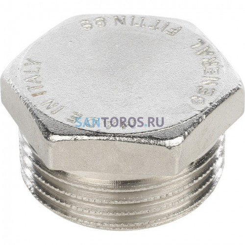 Заглушка НР 1, никелированная Stout SFT-0025-000001