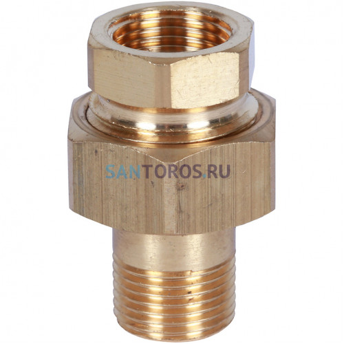 Разъемное соединение американка ВН 3/8, уплотнение под гайкой o-ring кольцо Stout SFT-0040-000038