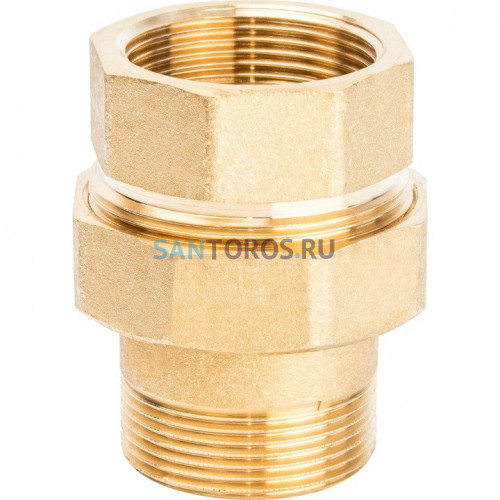 Разъемное соединение 1 1/2" американка ВН, уплотнение под гайкой по плоскости Stout SFT-0044-000112
