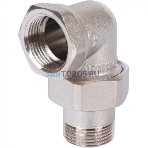 Разъемное угловое соединение американка ВН 3/4, никелированное Stout SFT-0059-000034