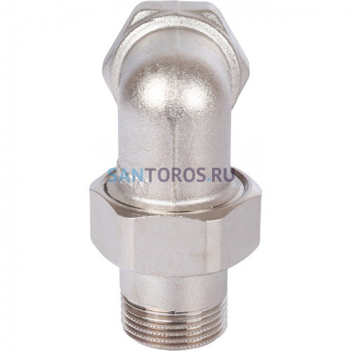 Разъемное угловое соединение американка ВН 3/4, никелированное Stout SFT-0059-000034