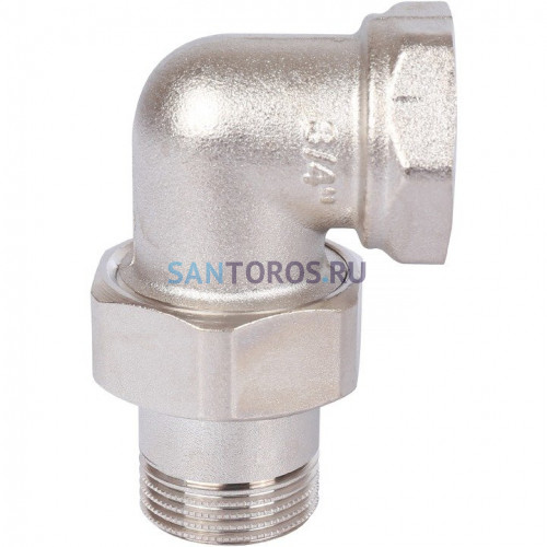 Разъемное угловое соединение американка ВН 3/4, никелированное Stout SFT-0059-000034