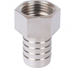 Штуцер ВР 1/2"x18, никелированный Stout