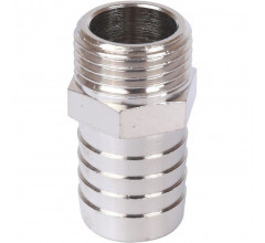 Штуцер НР 1/2"x20, никелированный Stout