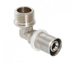 Угольник пресс с наружной резьбой 16х3/4" Valtec