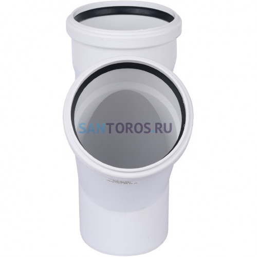 Тройник канализационный Raupiano Plus 110/110х45° Rehau (11229841001) 11229841001