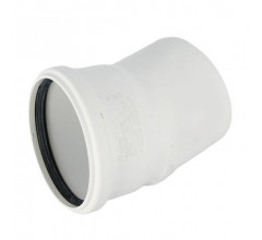 Отвод канализационный Raupiano Plus 110х15° Rehau (11234241001)