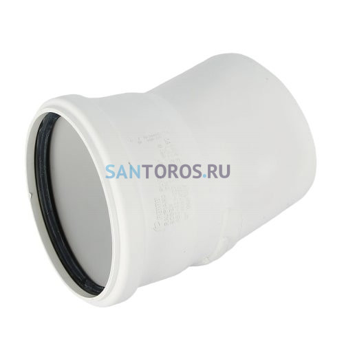 Отвод канализационный Raupiano Plus 110х15° Rehau (11234241001) 11234241001