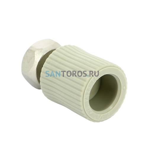 Переходник с накидной гайкой и вварным латунным патрубком PPR 20х1/2 FV-Plast AA223020012