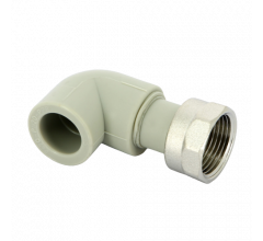 Угольник PPR с накидной гайкой 20х3/4" FV-Plast