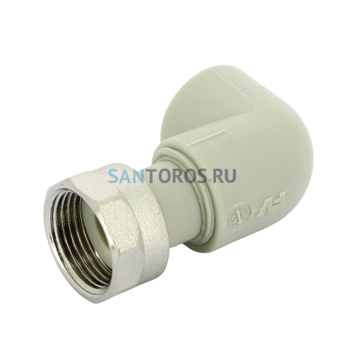 Угольник PPR с накидной гайкой 20х3/4 FV-Plast AA227020034