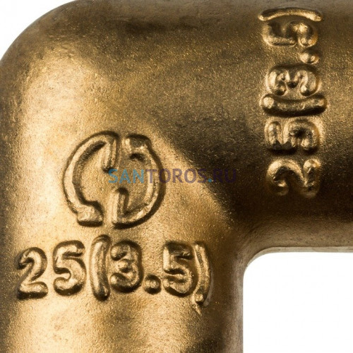 Угольник 90° 25 для труб из сшитого полиэтилена Stout SFA-0007-000025