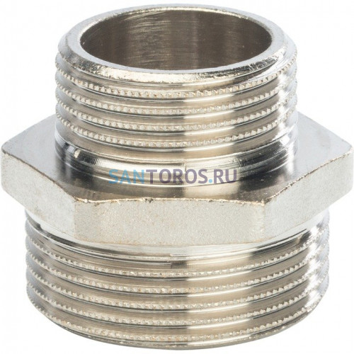 Ниппель НН переxодной 1 1/4x1, никелированный Stout SFT-0004-001141