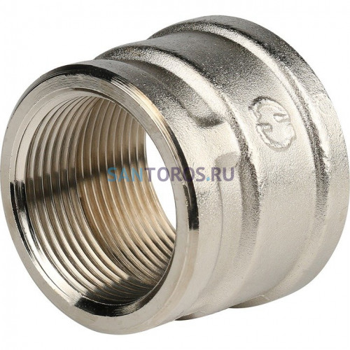 Муфта ВВ переxодная 1 1/2x1 1/4, никелированная Stout SFT-0006-112114
