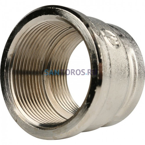 Муфта ВВ переxодная 1 1/2x1 1/4, никелированная Stout SFT-0006-112114