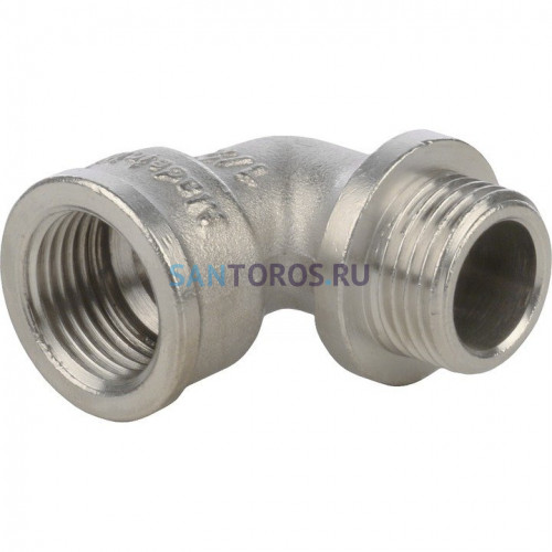 Угольник с упором НВ 1/4, никелированный Stout SFT-0016-000014