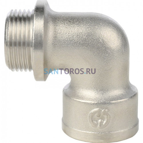 Угольник с упором НВ 3/4, никелированный Stout SFT-0016-000034