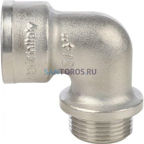 Угольник с упором НВ 3/4, никелированный Stout SFT-0016-000034