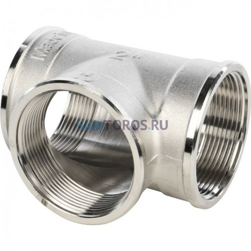 Тройник ВВ 2, никелированный Stout SFT-0020-000002