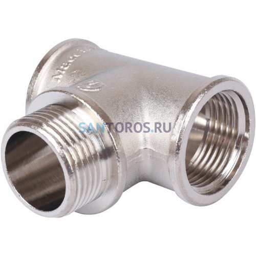 Тройник ВНВ 1x1x1, никелированный Stout SFT-0065-000111