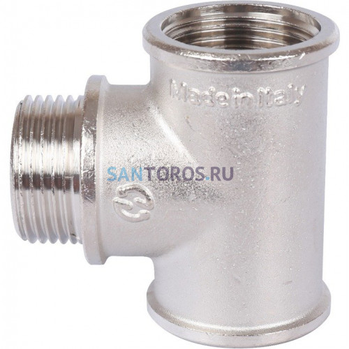 Тройник ВНВ 1x1x1, никелированный Stout SFT-0065-000111
