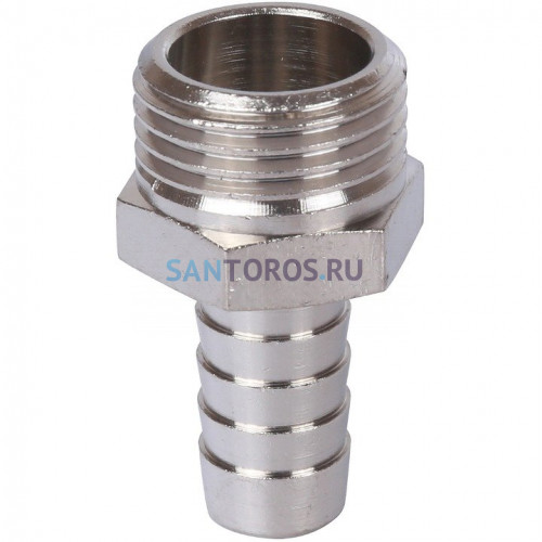 Штуцер НР 1/2x12, никелированный Stout SFT-0067-001212