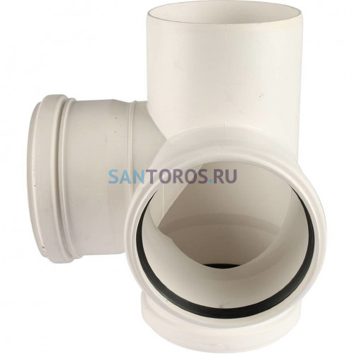 Крестовина канализационная Raupiano Plus 110/110/110/87° двухплоскостная Rehau (11215641003) 11215641003