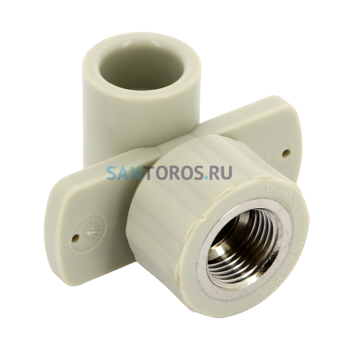 Колено настенное с внутренней резьбой 20x1/2 для гипсокартона PPR FV-Plast AA240020012
