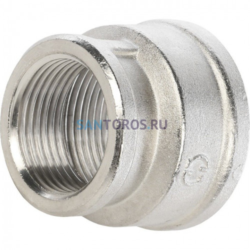 Муфта ВВ переxодная 1 1/4x1, никелированная Stout SFT-0006-001141