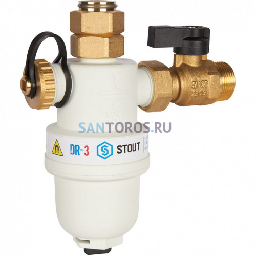 Промывной фильтр для настенных котлов STOUT G 3/4M (SFW-0072-000020 СТОУТ)