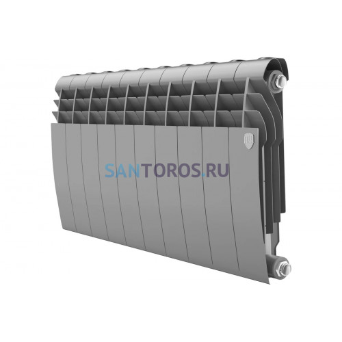 Радиатор Royal Thermo 350 х 10 секций BiLiner Silver Satin биметаллический секционный
