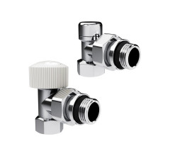Набор термостатический угловой Royal Thermo Design 1/2М30x1.5, хром