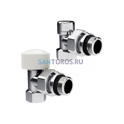 Набор термостатический угловой Royal Thermo Design 1/2М30x1.5, хром НС-1640380