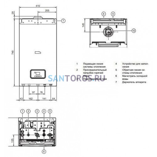 Котел газовый настенный Protherm Гепард 12 MOV (0010015235 Протерм)