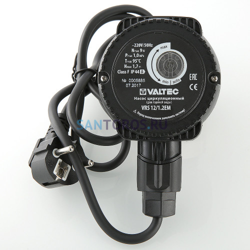 Насос циркуляционный для ГВС с частотным регулированием VALTEC VRS 12/1.2EM (VRS.121EM.15.0 ВАЛТЕК)