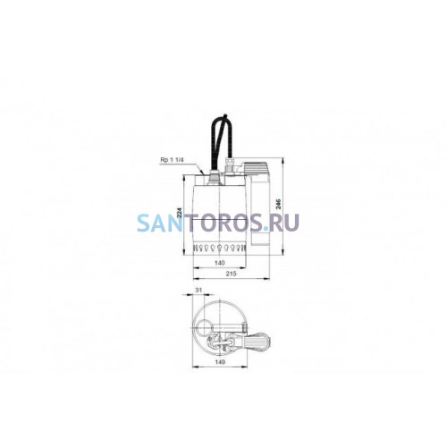 Насос дренажный Unilift KP 350-AV1 Grundfos (013N1900 Грундфос)