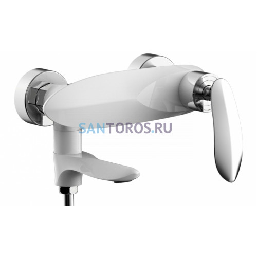 Смеситель для ванны с ручным душем Groсenberg GB8001 Белый хром GB8001WC