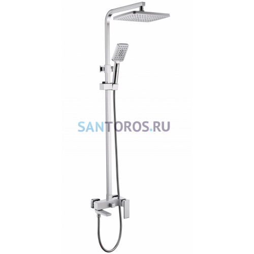 Душевая система Grocenberg GB7008 Белый хром GB7008WC