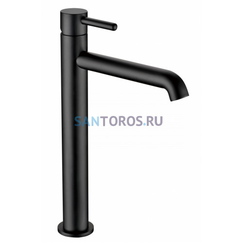 Смеситель для раковины Высокий Grocenberg GB3029BL Чёрный матовый GB3029BL