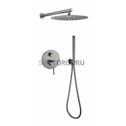 Душевая система скрытого монтажа Grocenberg GB5099BG-3 Графит GB5099BG-3