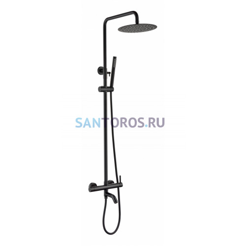 Душевая система Grocenberg GB7099BL Чёрный матовый GB7099BL