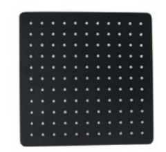 Верхний душ Grocenberg 250x250 Черный матовый