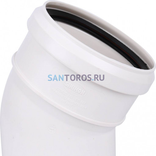 Отвод D 110 x 30гр, Sinikon КОМФОРТ ПЛЮС 504051.K 504051.K