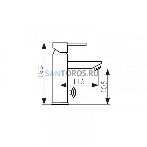 Смеситель KAISER Sensor для раковины 38311 (Кайзер)