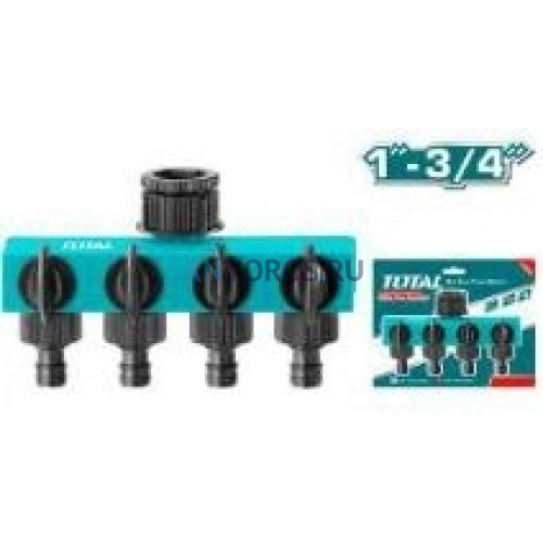 Пластиковый шланговый соединитель 1 "- 3/4" THHC604101